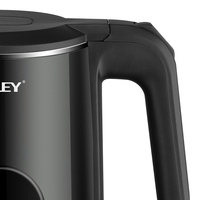Bouilloire électrique en acier inoxydable personnalisée HALEY, intérieur en acier inoxydable 304 de qualité alimentaire, pour les importateurs d'appareils électroménagers de qualité