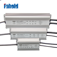 Alimentation LED à découpage AC-DC certifiée, étanche IP67, avec PFC et facteur de puissance élevé, 60W, 110V/220V, 12V/24V, Driver LED, Garantie 5 ans
