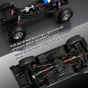 Voiture télécommandée professionnelle LDRC 18401Y/G améliorée, modèle de jouet pour garçons, avec moteur brushless intégré à capteurs, en métal, télécommande incluse - Product Image 2