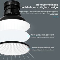Lustre pour gymnase intérieur, basketball, tennis de table, badminton, avec puces LED dimmables, matériau PC anti-éblouissement, indice IP65, CRI95