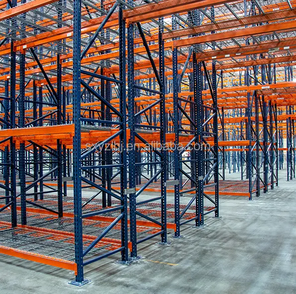 Có thể điều chỉnh chiều dài kho Pallet Kệ hệ thống Heavy Duty lưu trữ Rack cho công nghiệp dự án