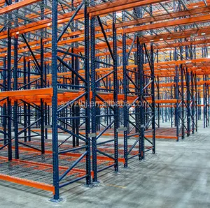 Adjustable Length Warehouse Pallet Racking System Heavy Duty Storage Rack For Industrial Project