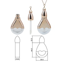 Emballage vide pour porte-clés, contenant brillant pour gloss à lèvres, fard à paupières pailleté, étui pour rouge à lèvres liquide imperméable, maquillage, huile à lèvres brillante, flacon