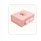 Boîtes cadeaux en papier de soie magnétique en gros, personnalisation du logo, boîtes de couleur rose pour emballage de parfum, boîtes de parfum avec ruban de soie