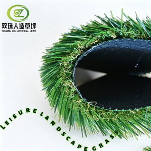 Césped Artificial de Paisaje de 35 mm a <span class=keywords><strong>Precio</strong></span> de Fábrica, Hilo Recto y Rizado, Césped Sintético Verde y Amarillo para Decoración de Jardines - Product Image 3