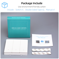 Interrupteur de Scène Intelligent Sans Fil Tuya Zigbee Alimenté par Batterie pour la Domotique avec 4 Boutons Poussoirs