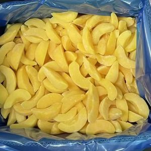 100% Doce Frozen Yellow <span class=keywords><strong>Peach</strong></span> Fatias e metades IQF Diced pêssego amarelo em Embalagem A Granel Atacado Frutas Congeladas - Product Image 2
