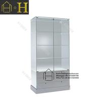 Vitrine de boutique et vitrine en verre aluminium design et vitrines pour vitrine de bijoux pour vitrine de magasin de fumée
