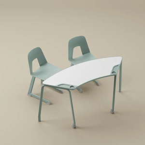 Dome trao đổi lưỡi liềm nội thất trường học thiết kế hiện đại sinh viên bảng MDF PP thép lớp học thoải mái bàn - Product Image 1