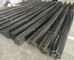 HRB亜鉛メッキアンカーボルト高収量炭素鋼500mm高強度材料18mmモルタル直径鉱業用耐久性 - Product Image 2