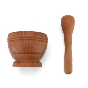 <span class=keywords><strong>Promo</strong></span> vente entière Pound pot d'ail pot d'ail mortier d'ail en bois - Product Image 1