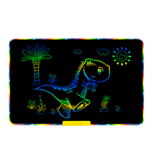 Tableau d'écriture iridescent effaçable fluorescent LCD à double écran de 13/16/20 pouces Grande planche à dessin électronique Tampons d'écriture numériques - Product Image 1