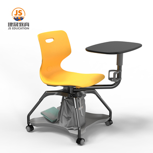 Nuovo Design pieghevole sedia di scrittura in plastica per studenti sedia moderna ergonomica in metallo PP scuola <span class=keywords><strong>con</strong></span> scrivania - Product Image 1