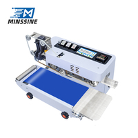 Machine de thermoscellage semi-automatique à écran tactile intelligent facile à utiliser pour l'application des boissons, roue en acier pour impression sur papier