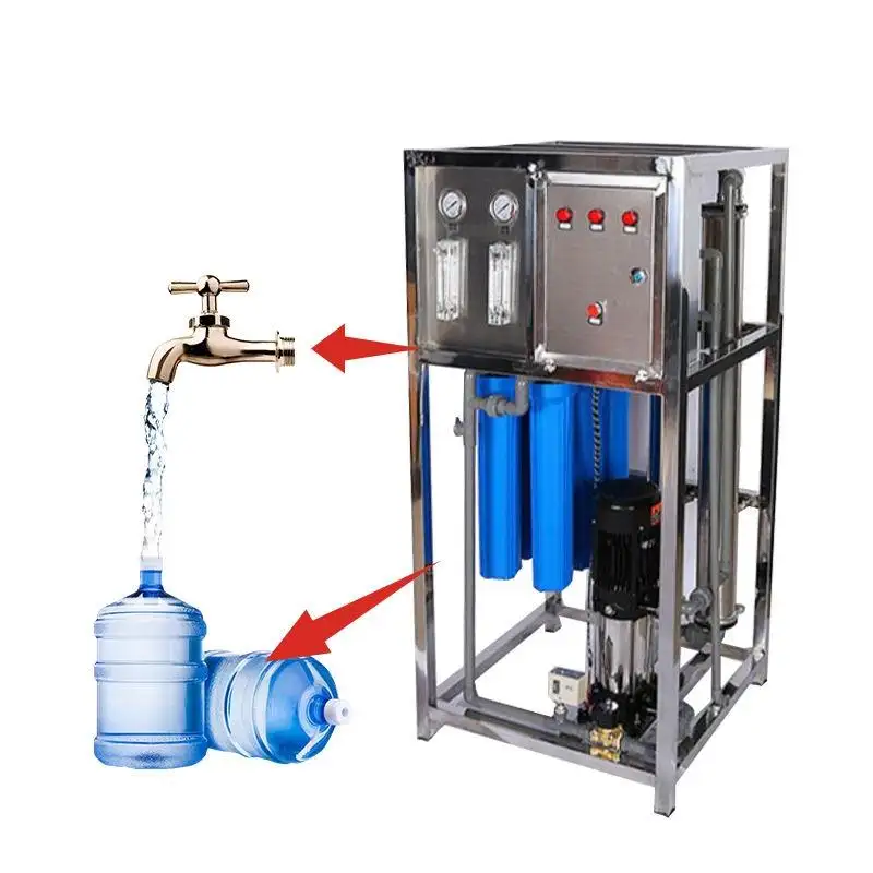 Công nghiệp 750lph xử lý nước máy móc thẩm thấu ngược xử lý nước máy móc cho mỹ phẩm