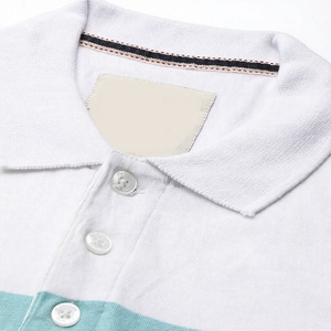 Camiseta de Punto Sólida para Hombre, Manga Corta, Algodón Transpirable de Secado Rápido, Servicio OEM con Logotipo en la Parte Delantera - Product Image 5