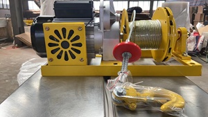 ALLMAN - Cabrestante <span class=keywords><strong>El</strong></span>éctrico Portátil de Motor Puro de 500kg-1000kg, 220V 50HZ 1P/3 Fases, con Embrague, para Mini Grúa de Exterior - Product Image 2