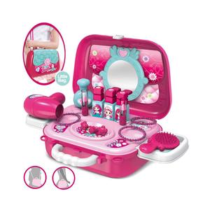 Kit di Gioielli in Plastica <span class=keywords><strong>per</strong></span> Giochi di Ruolo <span class=keywords><strong>per</strong></span> Bambine, Set <span class=keywords><strong>Regalo</strong></span> 2-in-<span class=keywords><strong>1</strong></span> con Borsa da Principessa <span class=keywords><strong>per</strong></span> Bambini dai 3 Anni in Su - Product Image 1