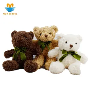 Mignon et Kawaii animaux en peluche ours en peluche chemise personnalisée Super doux classique 3 Pack petit ours en peluche saint valentin ours