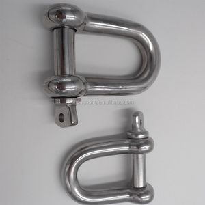 ราคาถูก โซ่ยึดสมอเรือ SS304 SS316 แบบยุโรป ชนิด <span class=keywords><strong>Dee</strong></span> Shackle  โซ่ยึดรูปตัว D สำหรับงานหนัก ทำจากสแตนเลส - Product Image 5