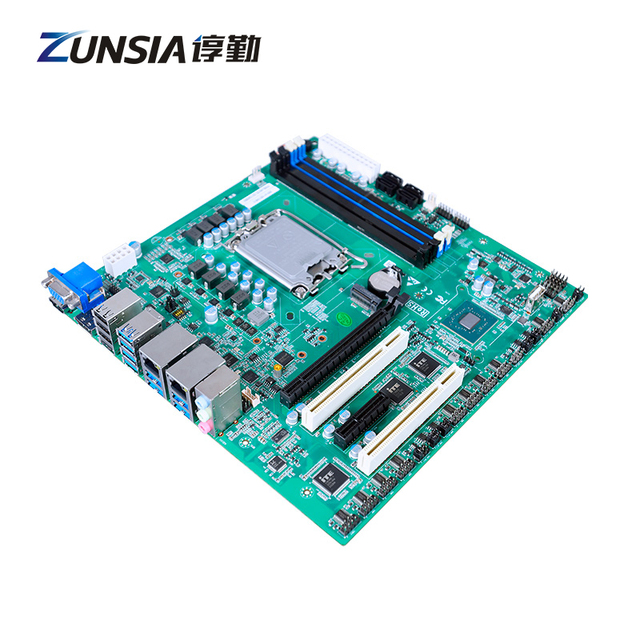 Factory Intel 12th/13th Gen LGA 1700 H610 Motherboard 2Lan 2*PCI 4*SATA Embedded Micro ATX Industrial Motherboard