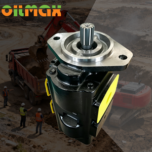 Pompe hydraulique double à engrenages 6102161M91 37+37 cc/rev pour remplacement de tracteurs Massey Ferguson Terex Fermec - Product Image 1