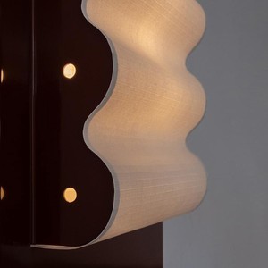 Minimalist Wall Lamp Wave Frame LED Light Source 220V For Hotel Room Restaurant Hallway Studio - Product Image 4