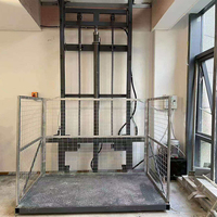 Hochsichere Hydraulische Einschienen-Schienenbahn Industrieller Warenlift Lagerhaus-Fracht-Aufzug Mezzanin Schwerlast-Frachtlift