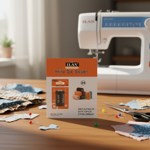 Filo da Cucito Ilan 500m 24 Colori Assortiti per Cucito Generale - Product Image 3