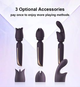 Potente vibración AV varita masajeador vibrador <span class=keywords><strong>Cltoris</strong></span> estimulador vibrador fuerte consolador de silicona productos para adultos juguete sexual - Product Image 4