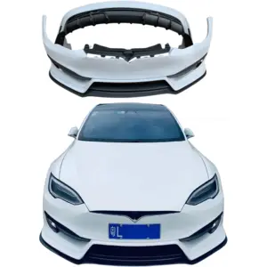 Auto Parts PD Style Body Kits For Tesla Model S Front And Rear Bumpers Hood Diffuser Spoiler Body Kit