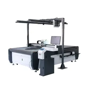 CNC Automatic Vibration Knife PVC Synthetic Real Leather Cutting Machine And Punching Leather Cutting Machine For Bags And Shoes
