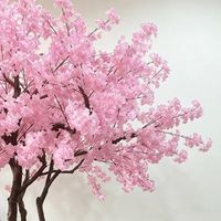 Arbre de cerisier artificiel rose personnalisé, grand, en soie, écologique, durable, pour mariage, remise de diplôme, Noël, Nouvel An, Saint-Valentin