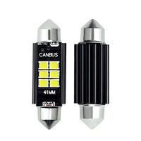 AUTO IDEAL Nouvelle Lampe de lecture intérieure Canbus C5W 6SMD 3030 31mm 36mm 39mm 41mm Festoon LED pour Plafonnier et Plaque d'immatriculation