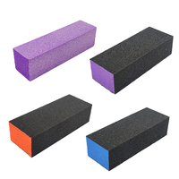 Haute qualité papier de verre carré décapant jetable Salon grain Mini bord bloc Art tampon fichier éponge vernis outils ponçage des ongles