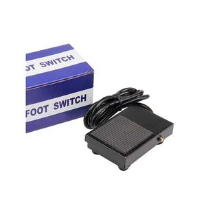 Interruptor de pedal TFS de 1 pie con cable de 1.2m, controlador de accesorio para máquina herramienta con reinicio automático - Product Image 1