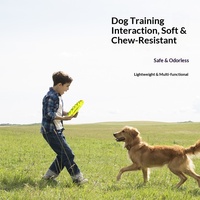 Jouets interactifs pour animaux de compagnie : Anneau pour chien en ETPU torsadé à rebond élevé, jouet flottant à mâcher pour libérer l'énergie des animaux en extérieur
