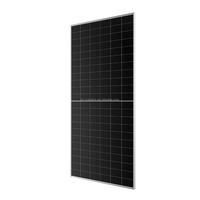 Panneau solaire photovoltaïque résidentiel distribué 720W, module photovoltaïque TOPCon bifacial à double verre et demi-cellules de qualité A