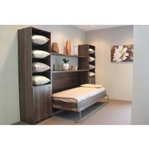 Prezzo all'Ingrosso Kit Letto a Scomparsa Murphy <span class=keywords><strong>Salvaspazio</strong></span> Mobili per la Casa Letto Murphy in Legno con Divano per Set Arredamento Camera da Letto - Product Image 3