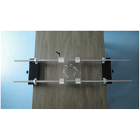 Glissière de défonceuse réglable en hauteur pour le travail du bois, avec rails en acier et aluminium de 48 pouces, pour le rabotage de planches