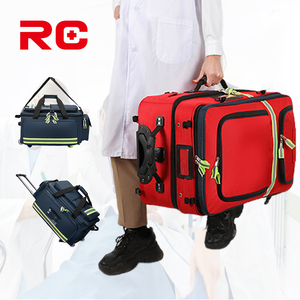 Carro modular de emergencia de salud pública: kit de prueba móvil de alta capacidad y carro de almacenamiento de EPP con mochila desmontable - Product Image 1