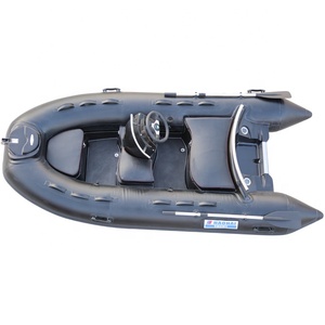 Bateau pneumatique semi-rigide (RIB) à <span class=keywords><strong>coque</strong></span> en fibre de verre de 3,3 m (10,8 pi) haute vitesse pour <span class=keywords><strong>la</strong></span> pêche sportive, avec deux moteurs hors-bord, à vendre - Product Image 4