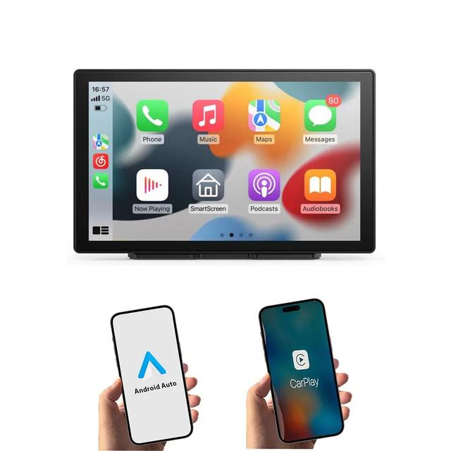 2025 New Trend 9 Inch Universal Carplay Portable  BT Car Stereo Screen Wireless Carplay Mp5 Car Media Player