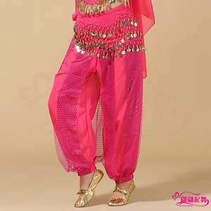 Pantalon de <span class=keywords><strong>danse</strong></span> orientale Ecowalson pour femmes adultes, costume de <span class=keywords><strong>danse</strong></span> <span class=keywords><strong>folklorique</strong></span> indienne, pantalon d'entraînement pour filles adultes - Product Image 4