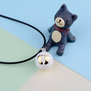 Empreinte bébé Ange Appelant Grossesse harmonie Carillon Mexicain Bola Pendentif Collier - Product Image 2