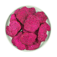Chips de Pitaya Liofilizados a Granel, Snack de Fruta del Dragón Roja, Sin Freír, Tecnología FD, Fabricante OEM, Exportación Directa de Fábrica