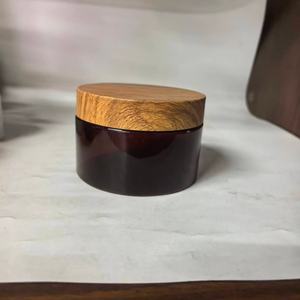 Custom Logo Cream <b>Jars</b> 100g 120g 150g 200g 250g Cosmetic Cream Body Scrub Plastic <b>Jar</b> with Plastic Lids - Product Image 2