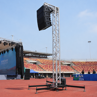 Torre de Soporte para Sistemas de Sonido Line Array de 20 Pies de Altura, Capacidad Máxima de Carga Pesada de 1103 Libras
