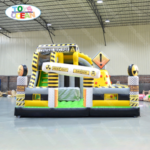 Maison gonflable à rebond pour enfants, équipement d'extérieur, château gonflable, toboggan, <span class=keywords><strong>dinosaure</strong></span>, aire de jeux, populaire, - Product Image 2