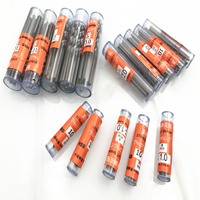 10 pièces/boîte Micro tige droite outils en bois perceuses électriques 0.5 à 3.2mm HSS 4241 forets fins torsadés